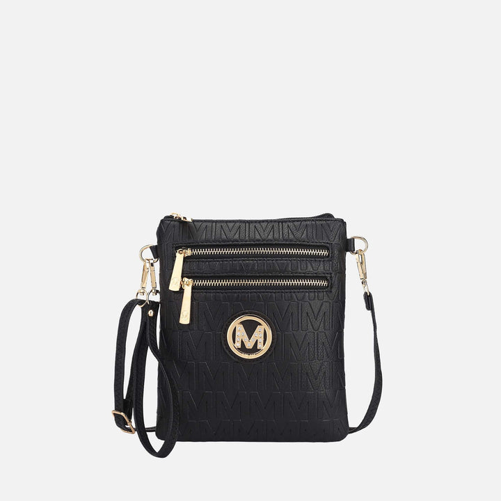 Indigo MKF Collection By Mia K Scarlett Signature Crossbody Bag