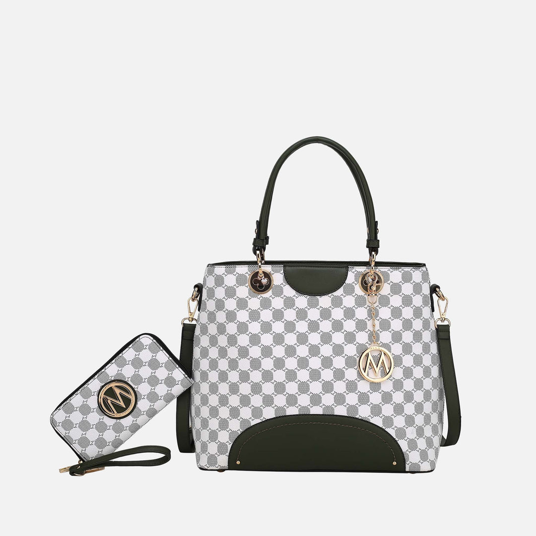 MKF Collection By Mia K Gabriella Handbag And Wallet Set