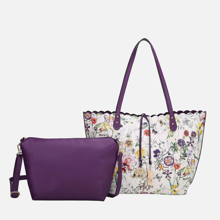 Black MKF Collection By Mia K Danielle Tote Bag And Set