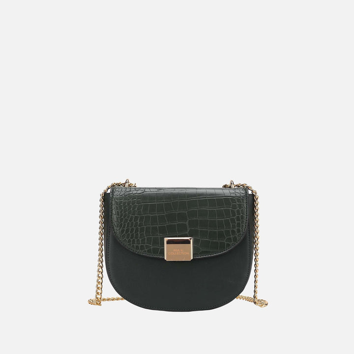 Black MKF Collection By Mia K Brooklyn Embossed Crossbody Bag