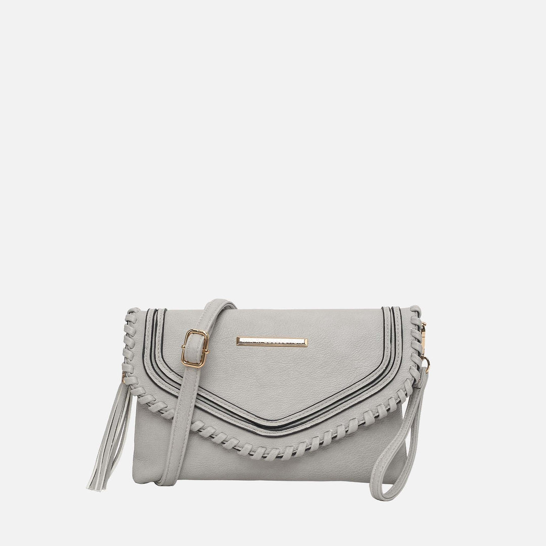 Pewter MKF Collection By Mia K Remi Shoulder Bag