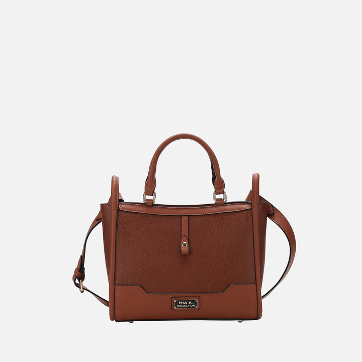 Olive MKF Collection By Mia K Melody Vegan Leather Tote