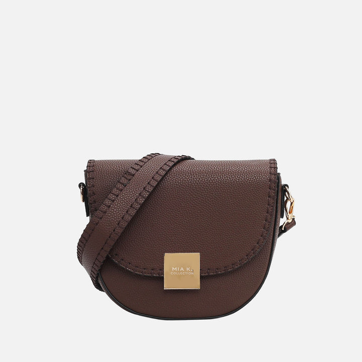 Pewter MKF Collection By Mia K Isa Crossbody Bag