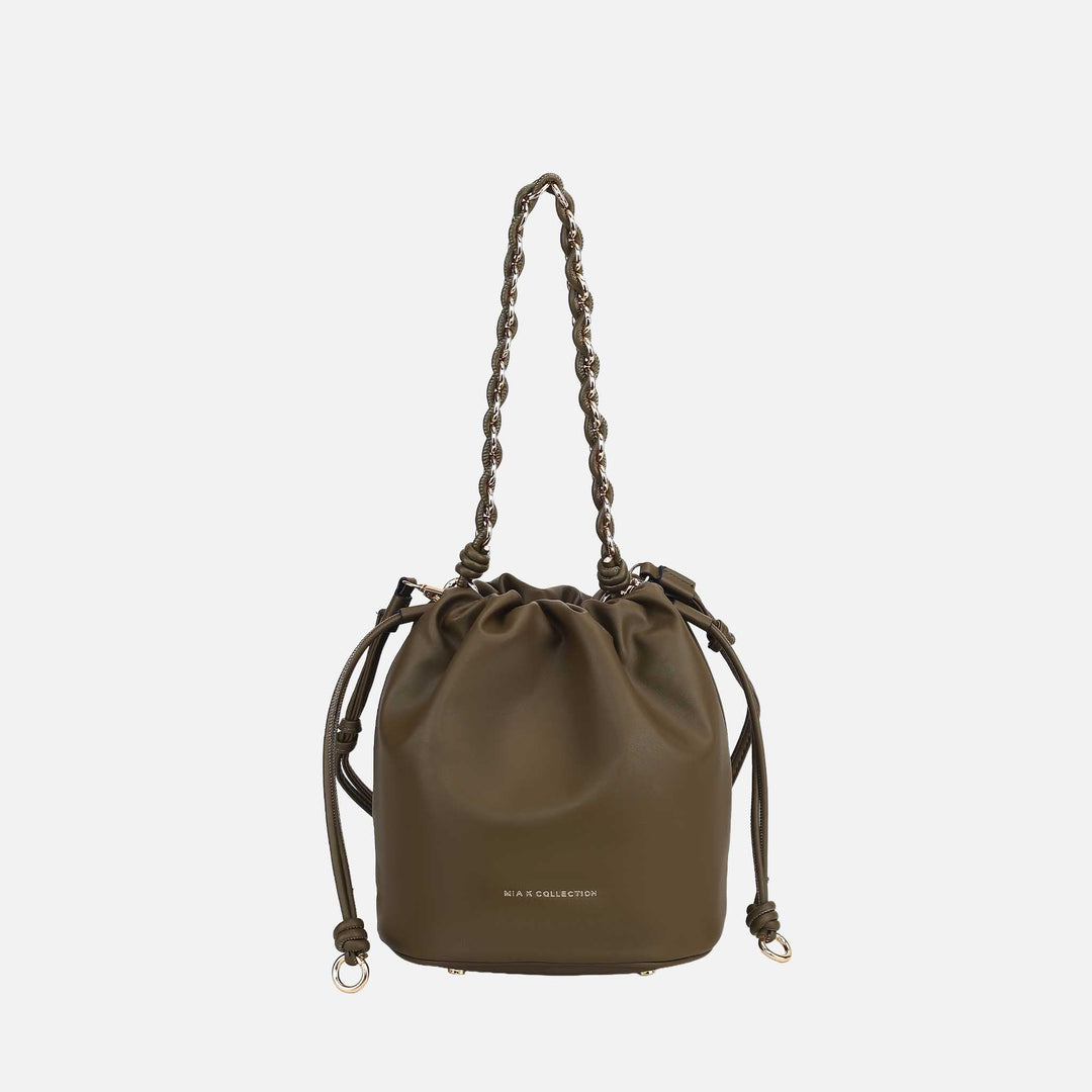 Navy MKF Collection By Mia K Paityn Bucket Bag