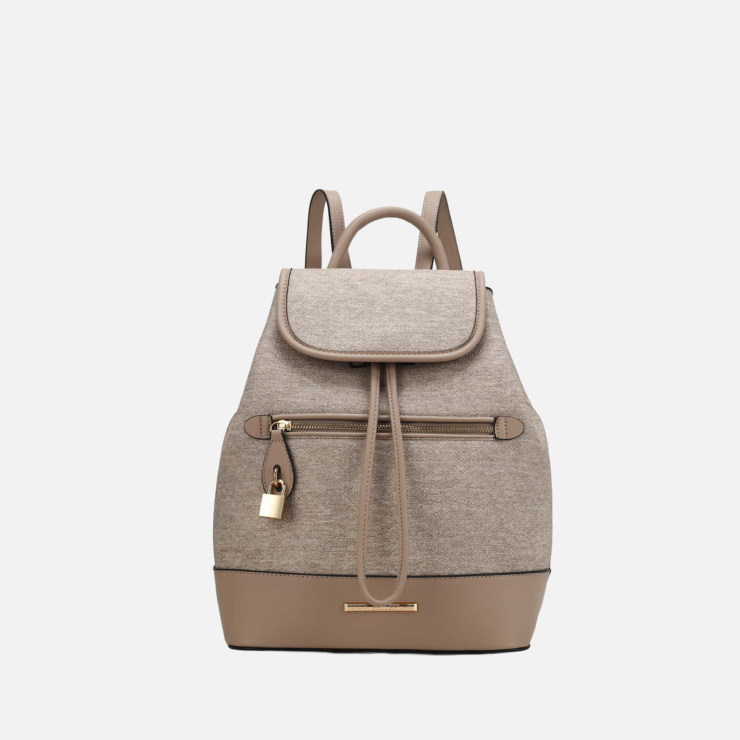 Cognac Brown MKF Collection By Mia K Porsha Backpack