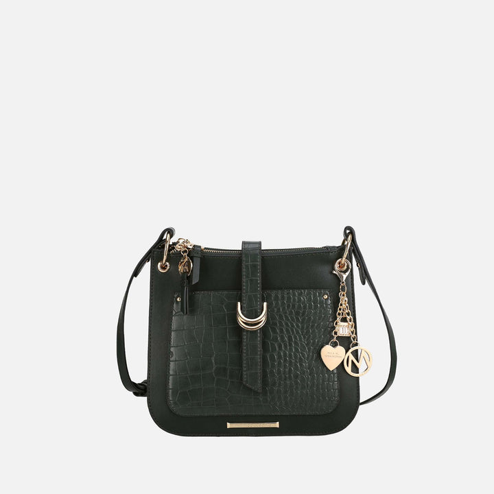 Teal MKF Collection By Mia K Kiltienne Crossbody Bag