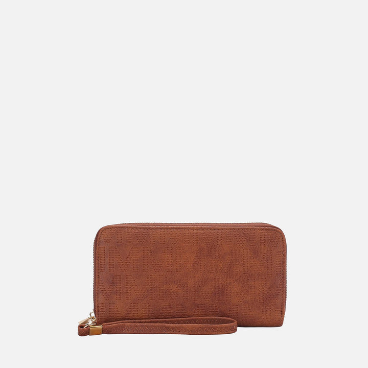 Light Blue MKF Collection By Mia K Lisbette Signature Wallet