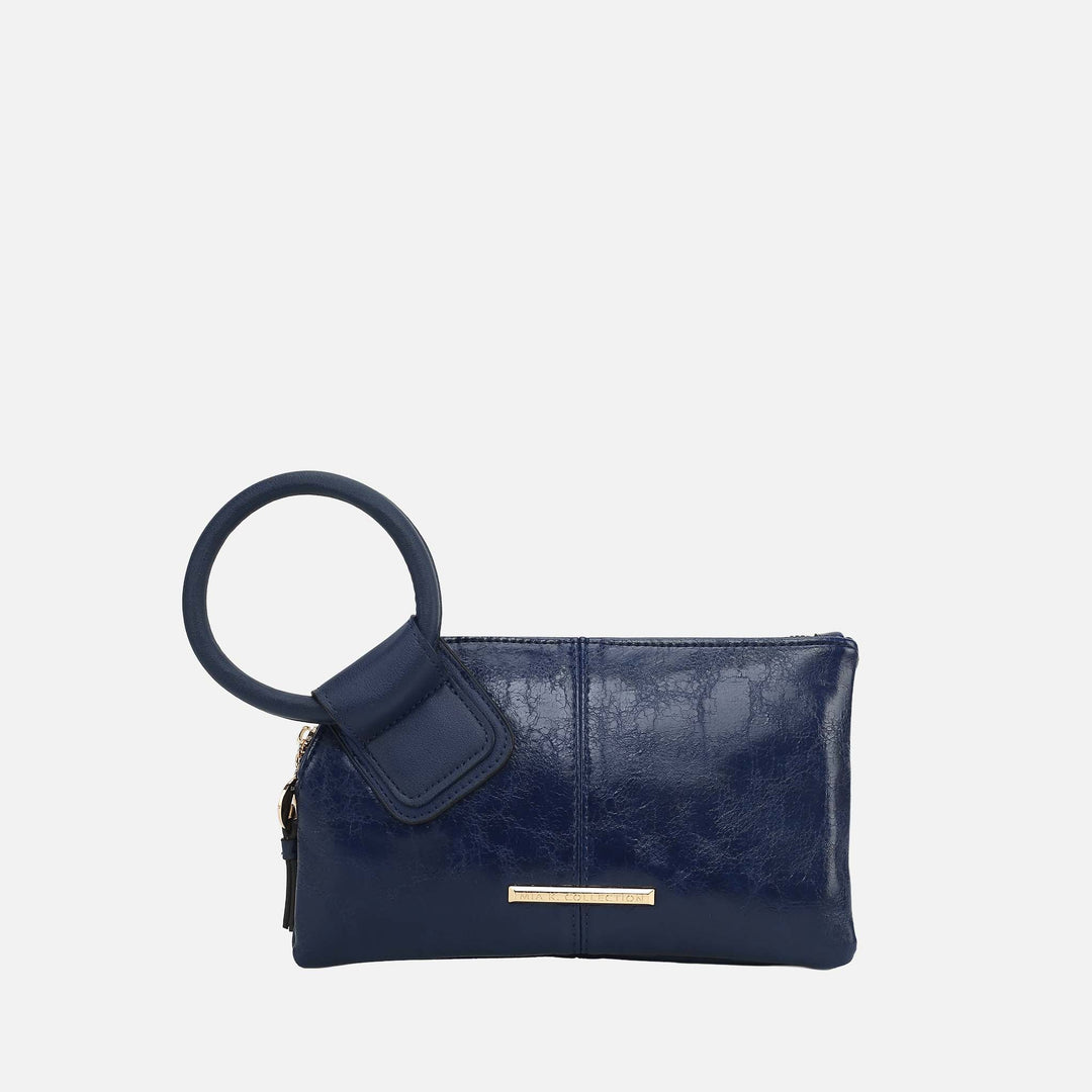 Taupe MKF Collection By Mia K Simone Clutch Wristlet