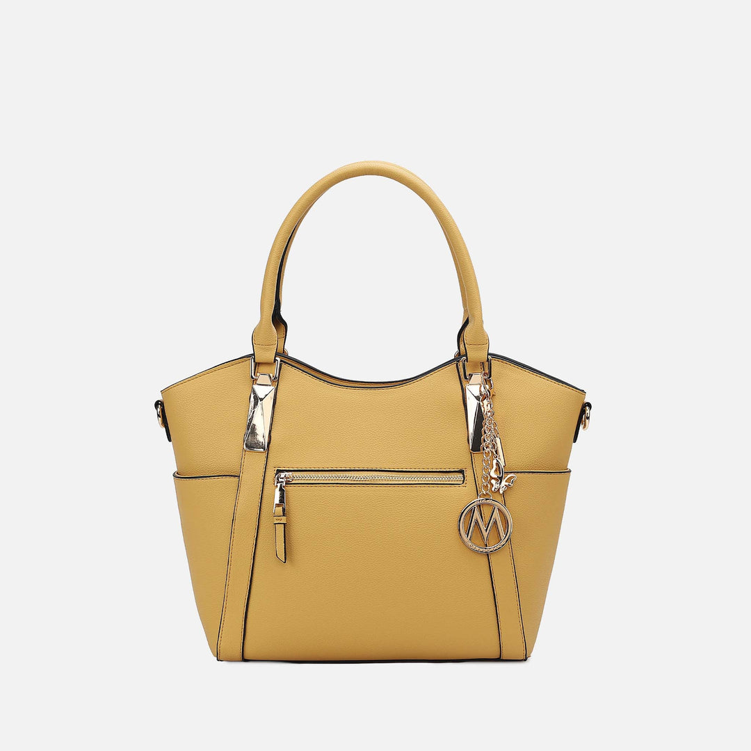 White MKF Collection By Mia K Janise Tote Bag