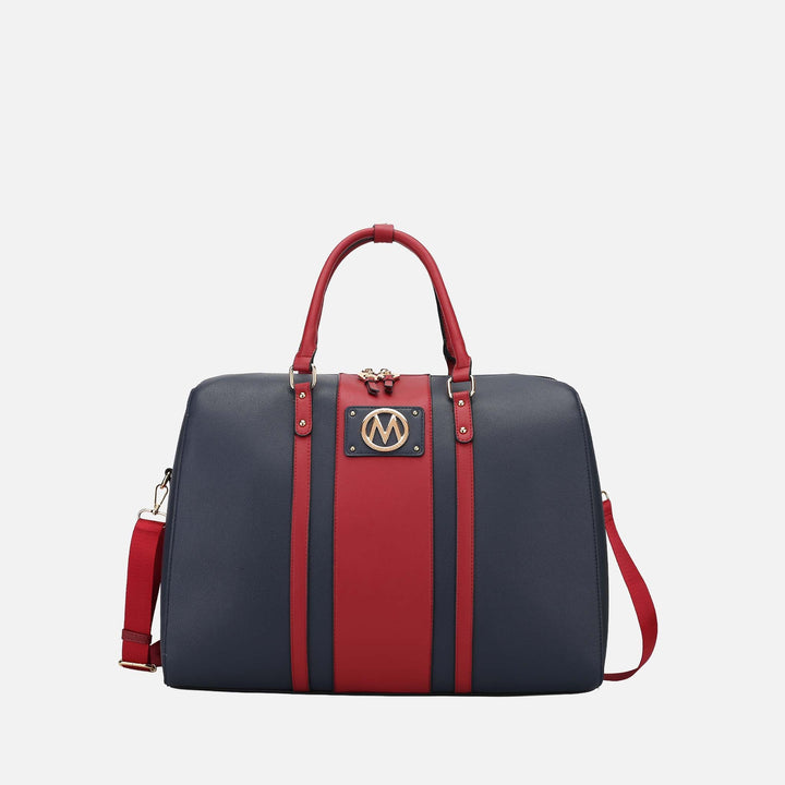 Light Grey MKF Collection By Mia K Melissa Weekender Bag
