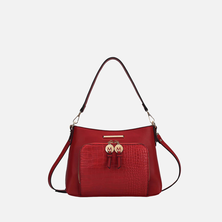 Red MKF Collection By Mia K Anayra Shoulder Bag