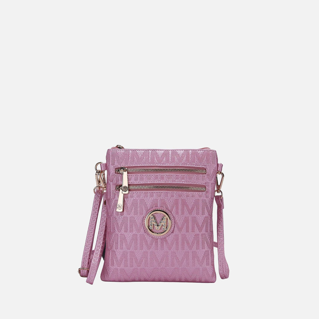 Blush MKF Collection By Mia K Andrea Signature Crossbody Bag