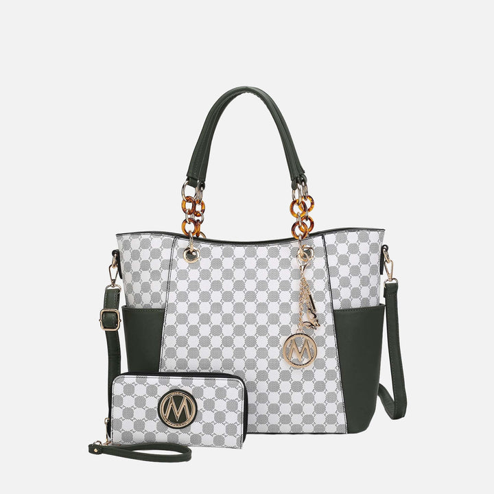 MKF Collection By Mia K Merlina Tote Bag And Wallet Set