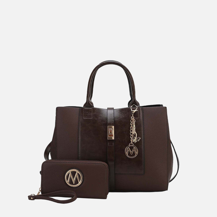 MKF Collection By Mia K Yola Shoulder Bag And Wallet Set