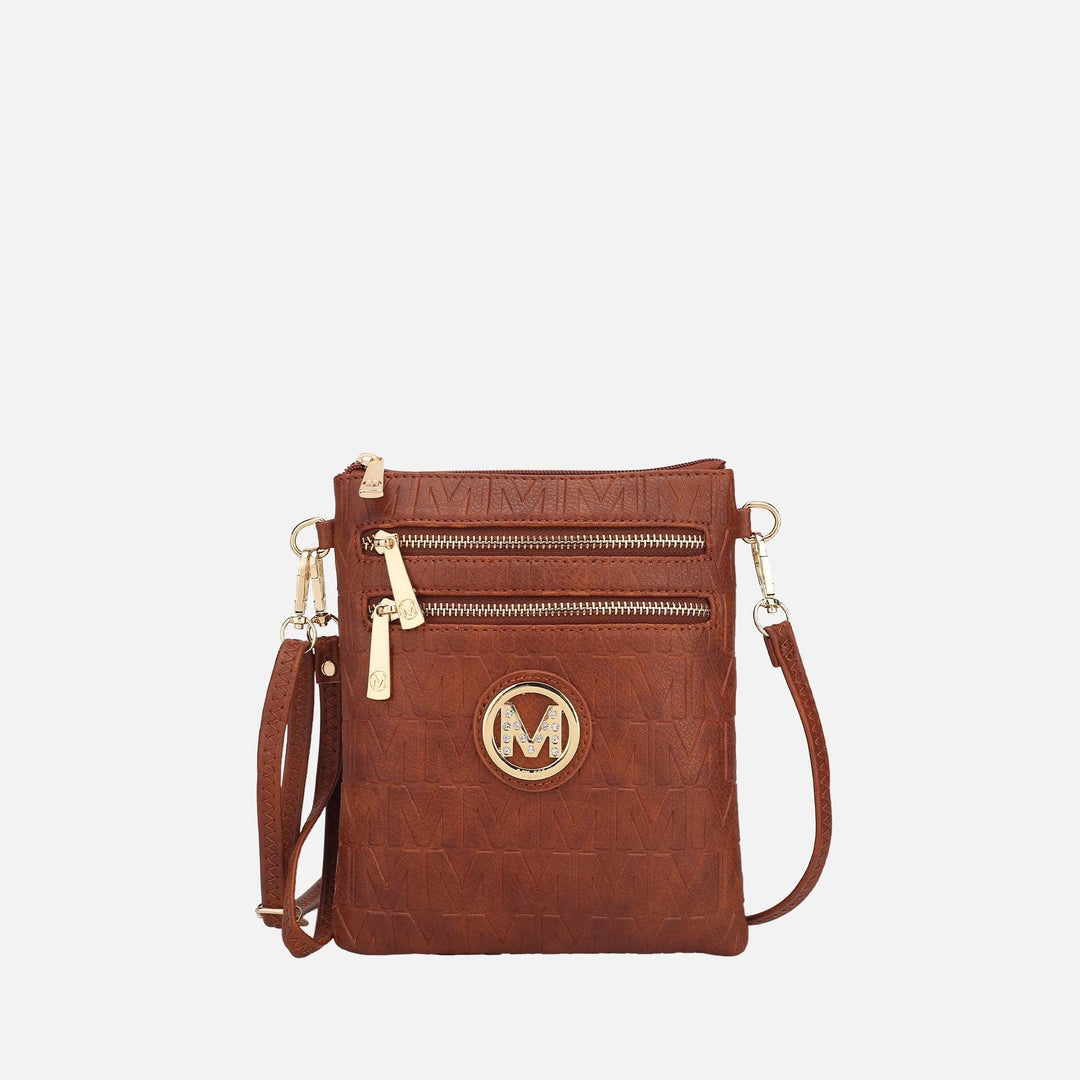 Fuschia Rose MKF Collection By Mia K Scarlett Signature Crossbody Bag