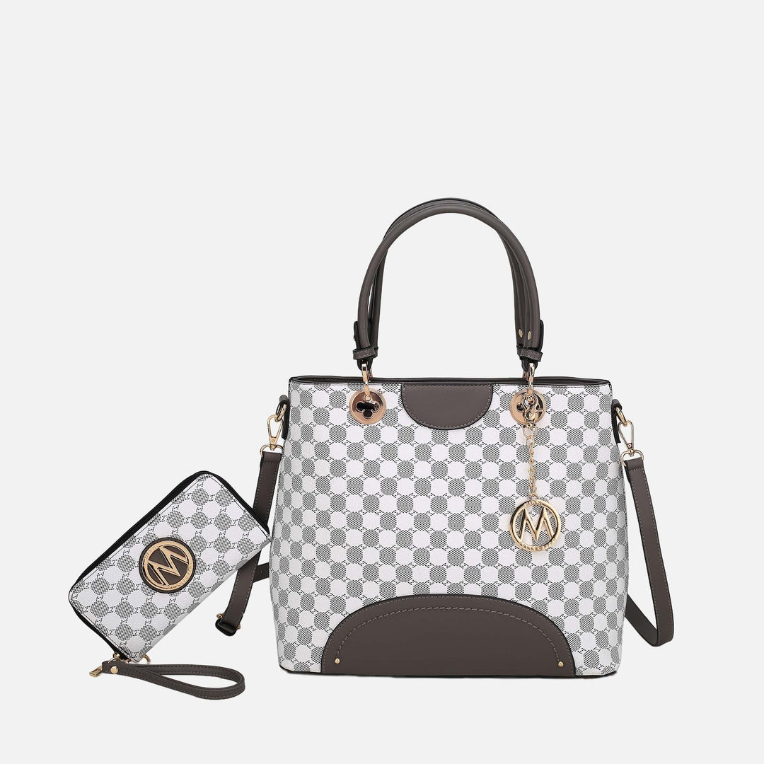 MKF Collection By Mia K Gabriella Handbag And Wallet Set