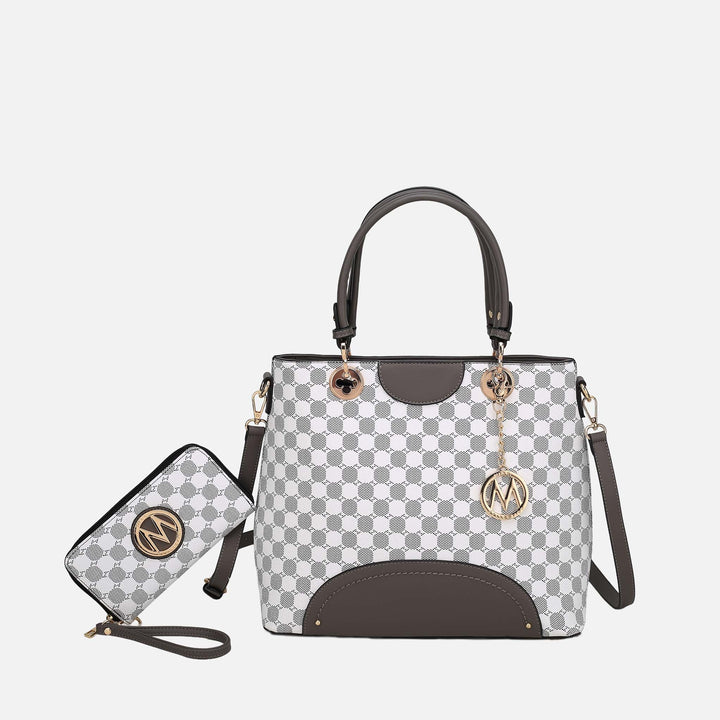 MKF Collection By Mia K Gabriella Handbag And Wallet Set