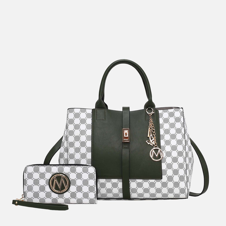 Pink MKF Collection By Mia K Yuliana Ii Shoulder Bag And Set