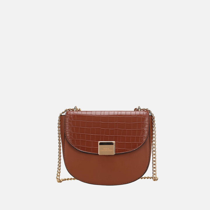 Golden Poppy MKF Collection By Mia K Brooklyn Embossed Crossbody Bag