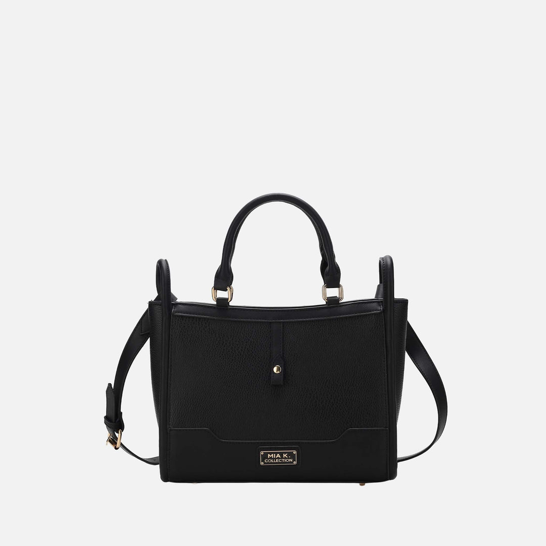 Pink MKF Collection By Mia K Melody Vegan Leather Tote