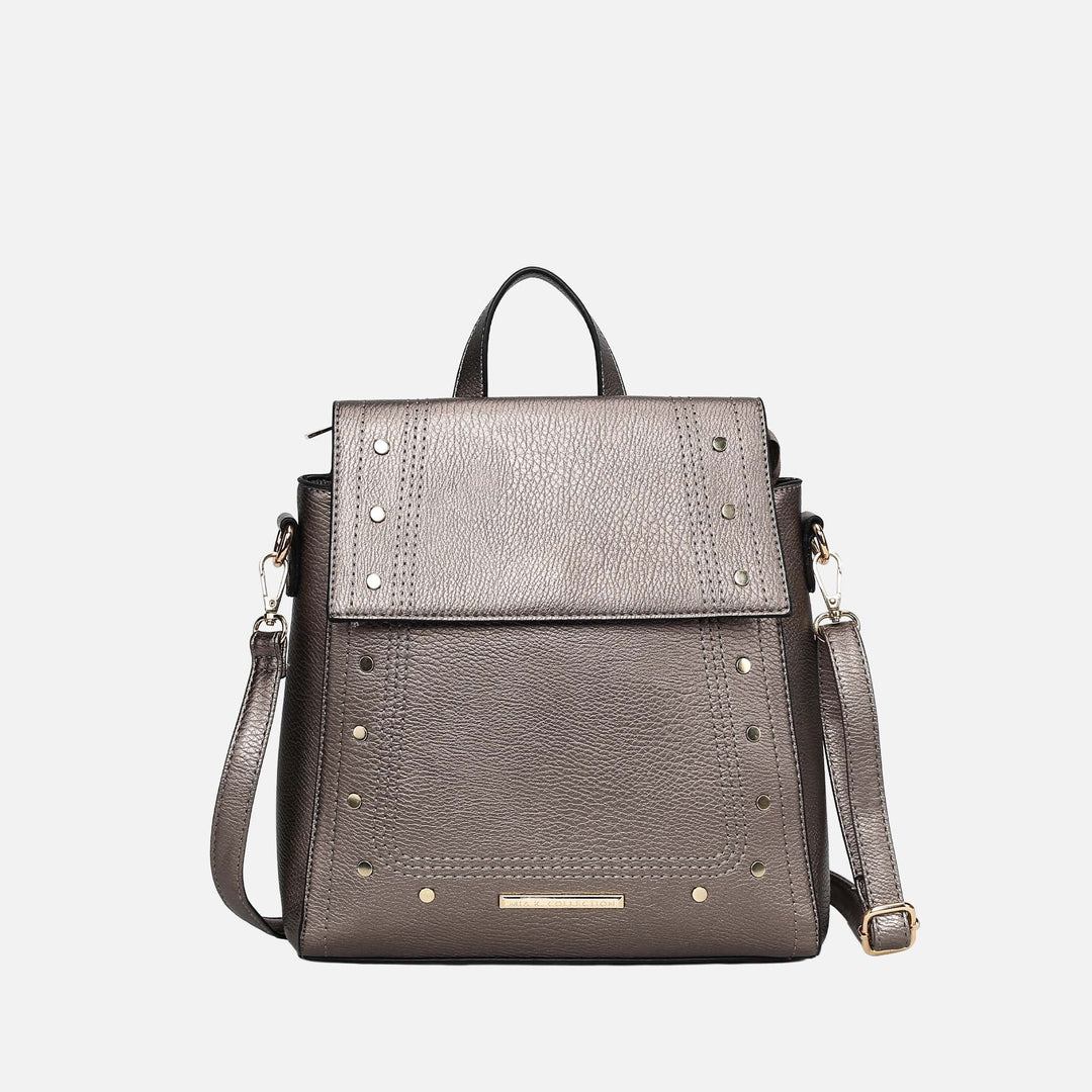 Light Grey MKF Collection By Mia K Elke Convertible Backpack