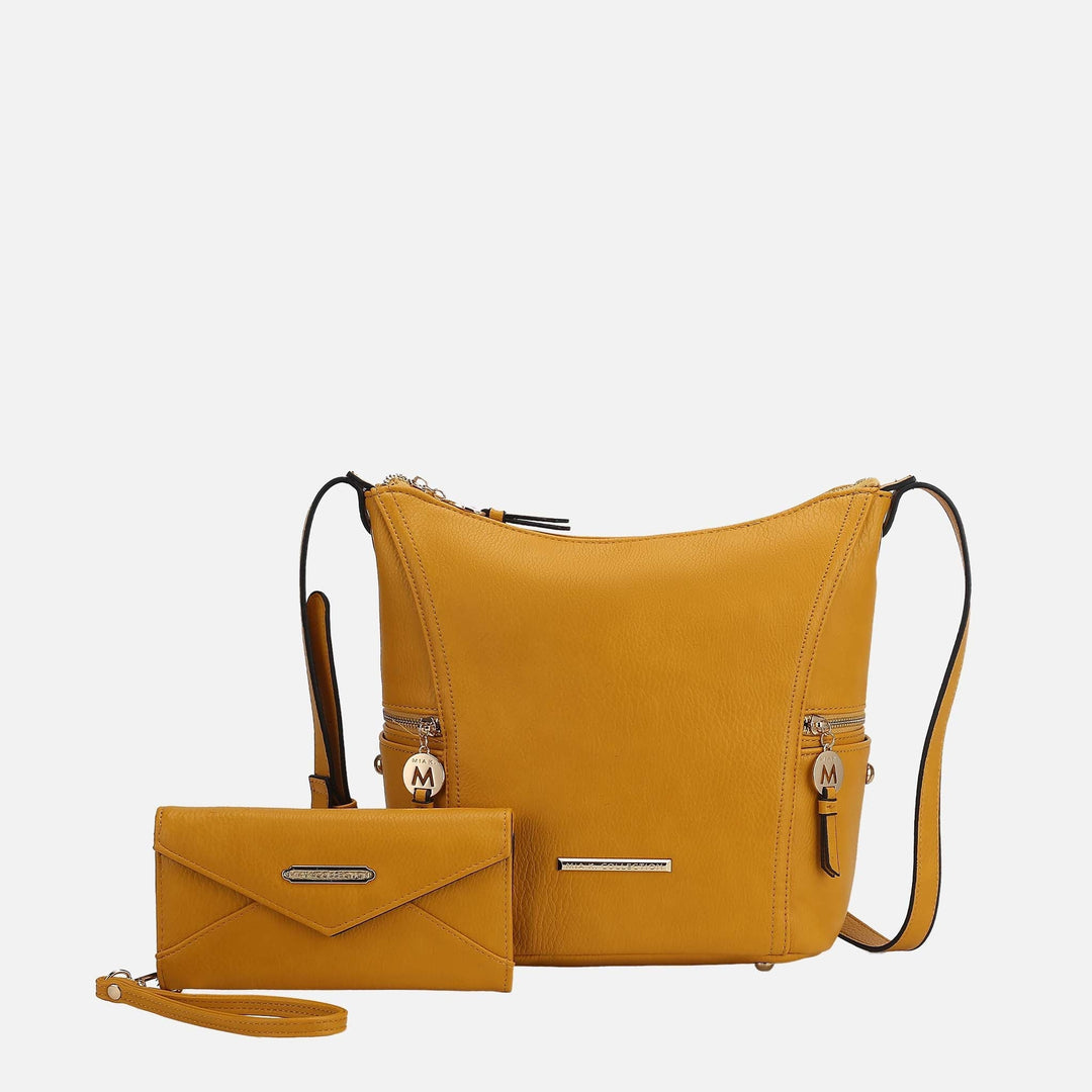 Seafoam MKF Collection By Mia K Lux Shoulder Bag And Set