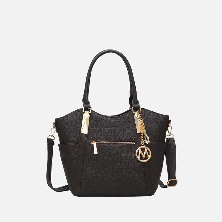 Camel MKF Collection By Mia K Hazel Signature Tote Bag