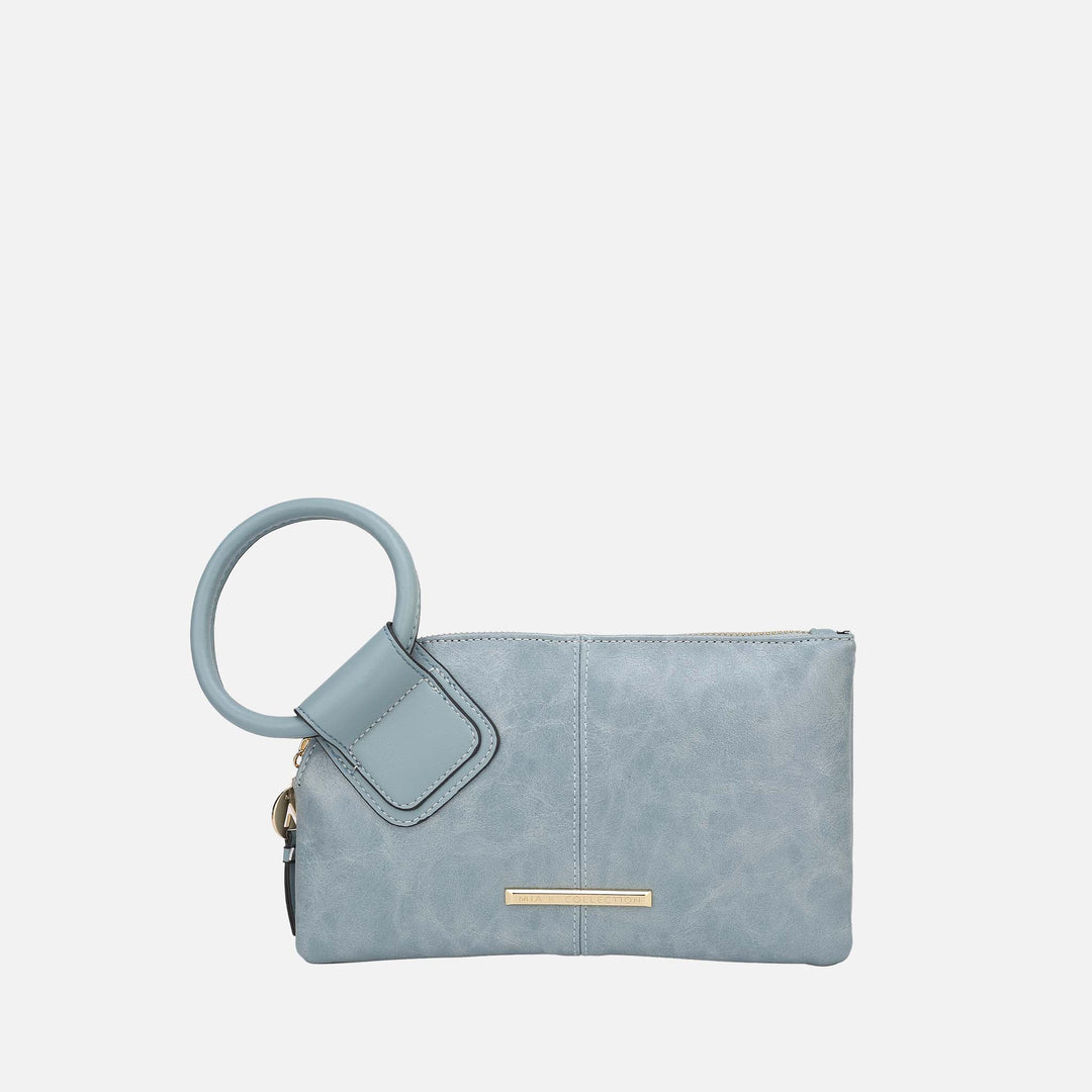 Wine MKF Collection By Mia K Simone Clutch Wristlet