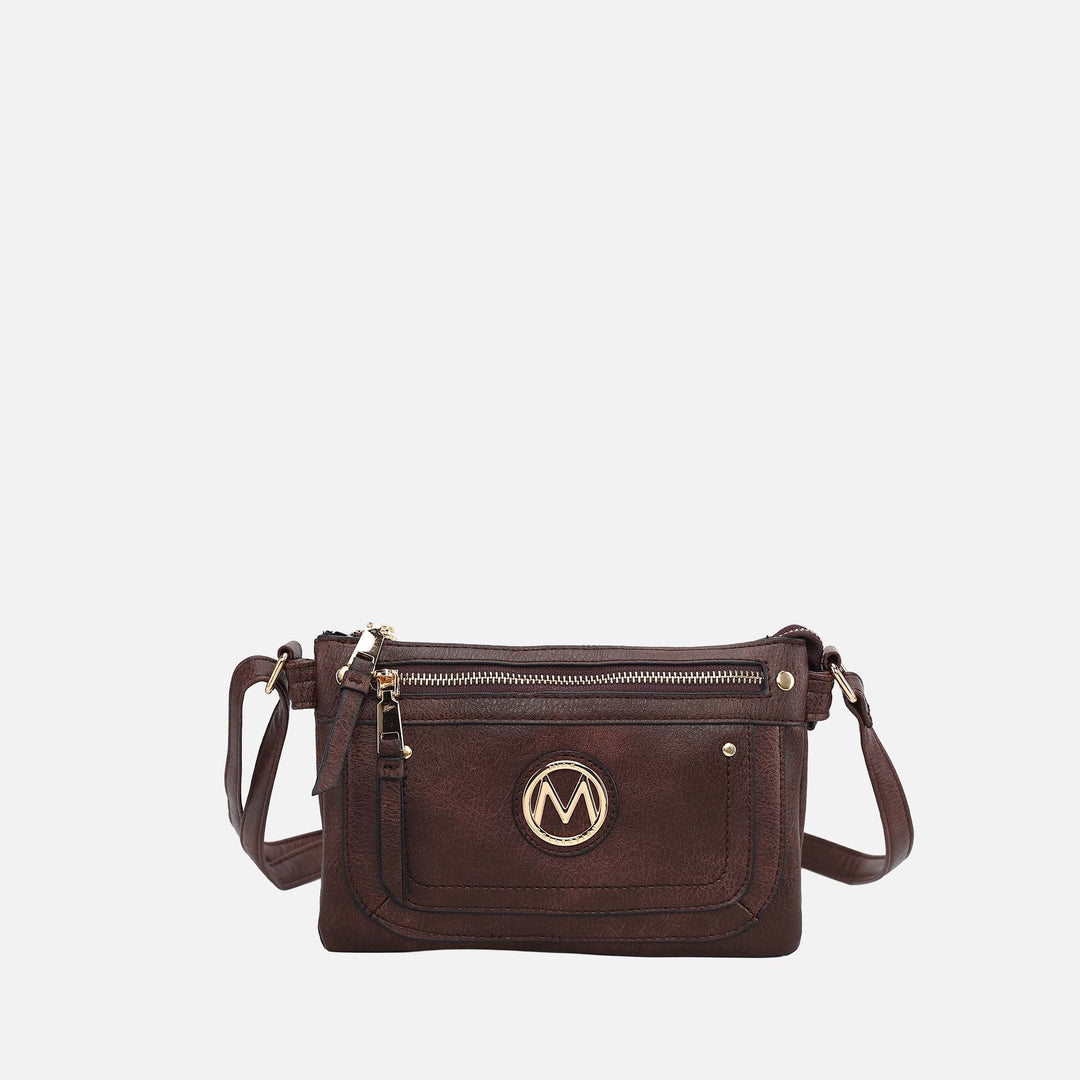 Fuschia Rose MKF Collection By Mia K Elaina Crossbody Bag