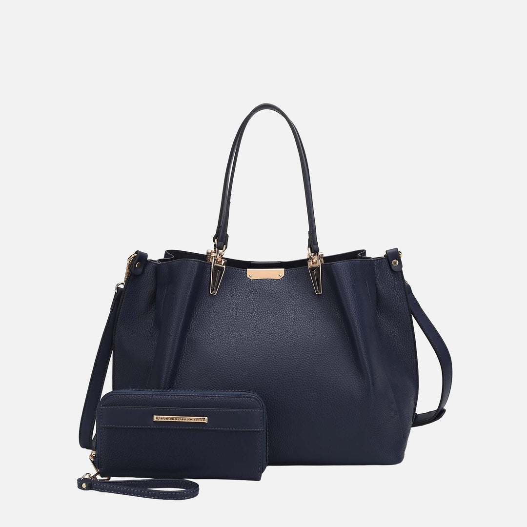 Red MKF Collection By Mia K Kane Shoulder Bag And Set