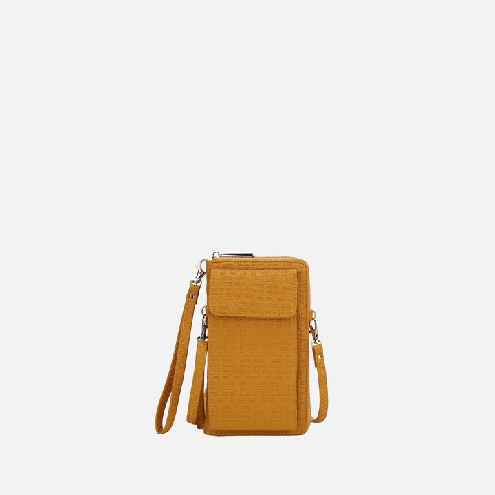 Camel MKF Collection By Mia K Caddy Signature Phone Crossbody