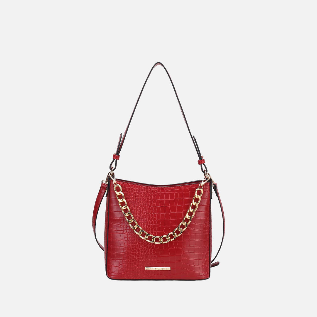 MKF Collection By Mia K Bizzy Embossed Shoulder Bag