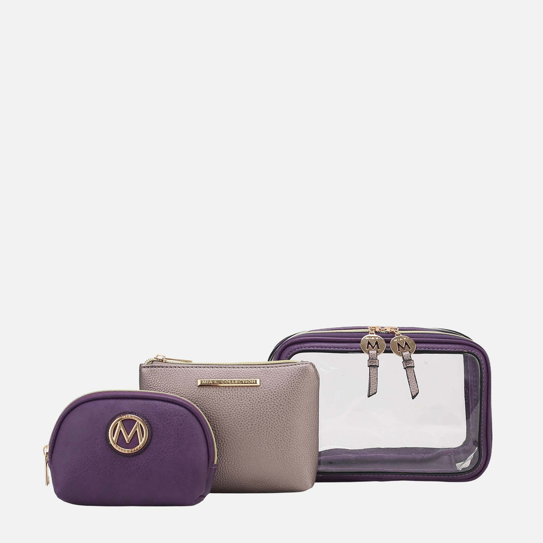 Golden Poppy MKF Collection By Mia K Laura Cosmetic Case And Set