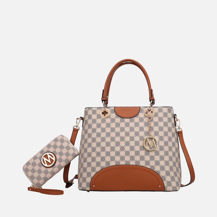 MKF Collection By Mia K Gabriella Handbag And Wallet Set