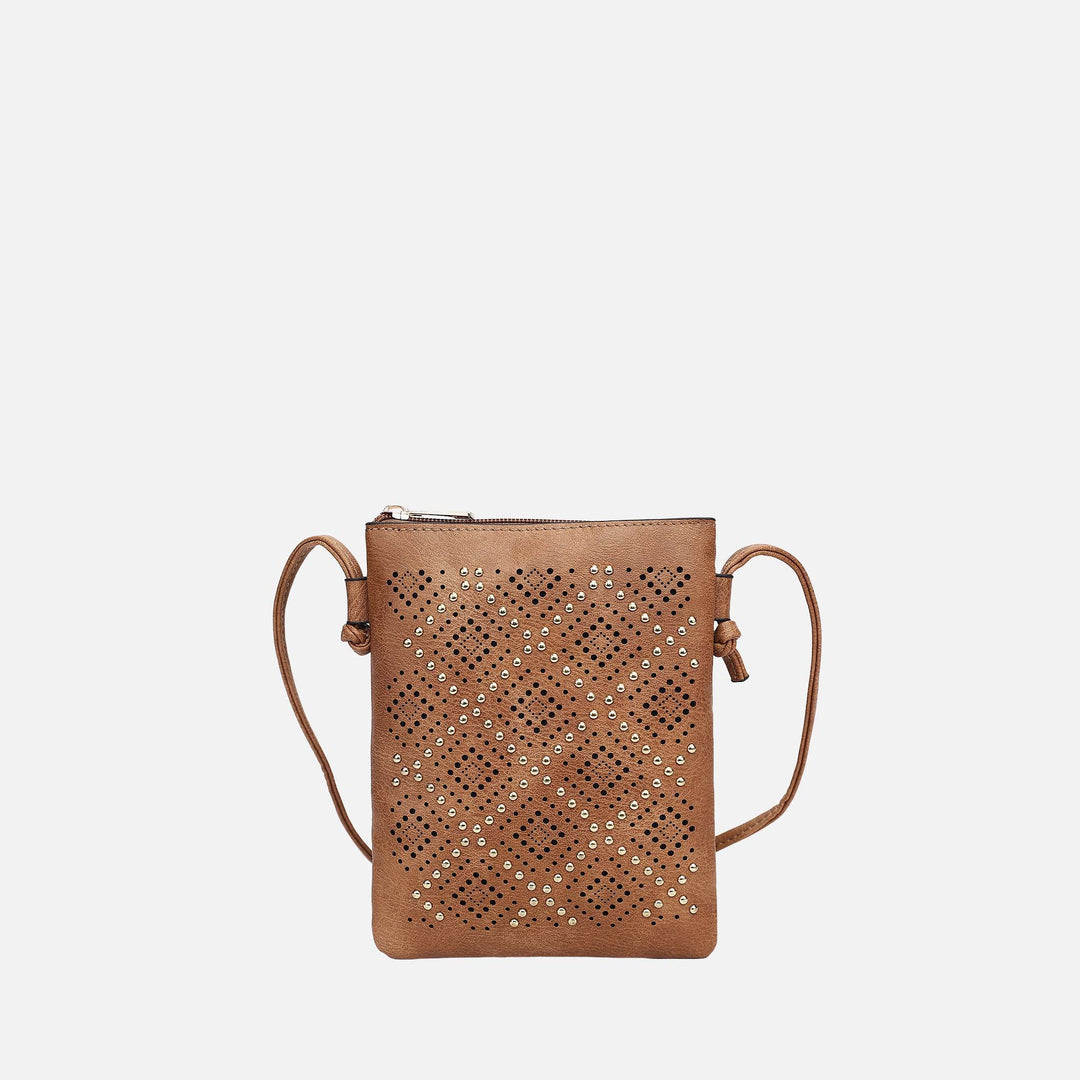 Stone MKF Collection By Mia K Leysha Crossbody Bag