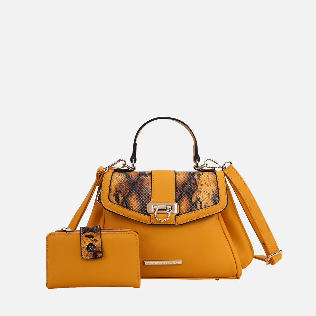 MKF Collection By Mia K Geny Shoulder Bag And Set