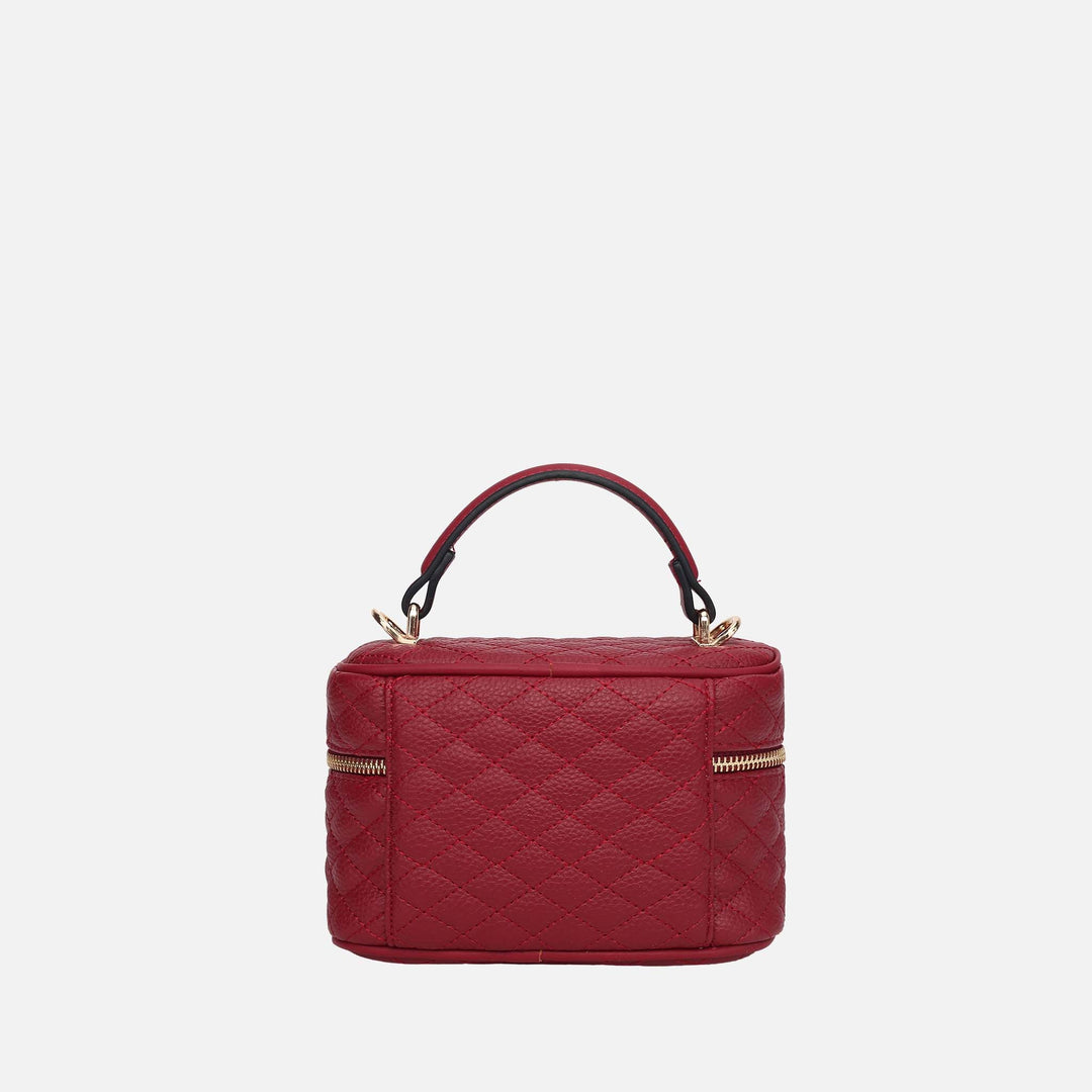 Cognac Brown MKF Collection By Mia K Calista Mini Crossbody Bag