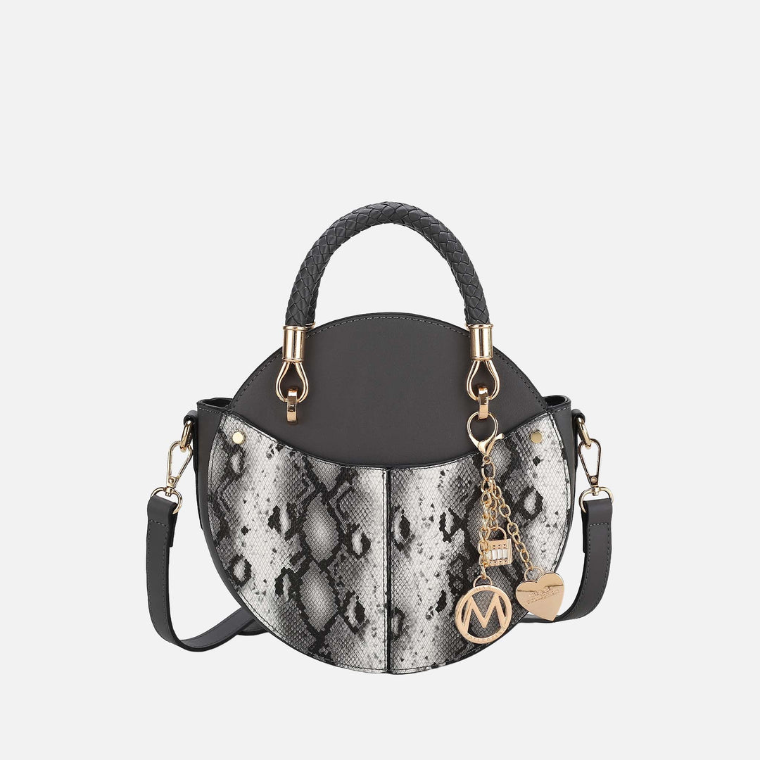Light Gray MKF Collection By Mia K Camille Crossbody Bag