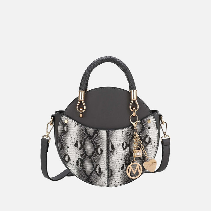 Light Gray MKF Collection By Mia K Camille Crossbody Bag