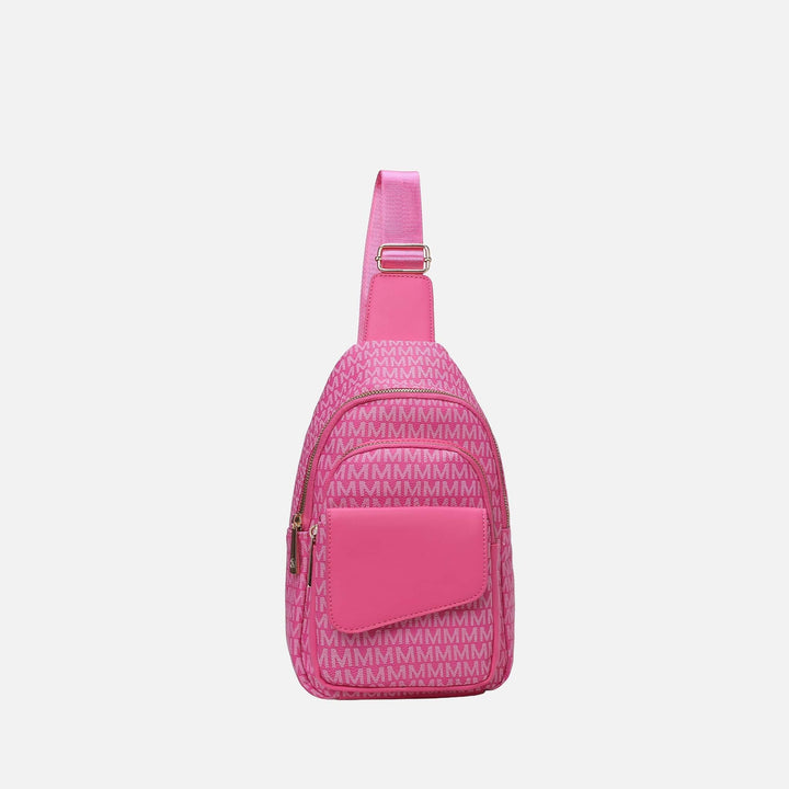 Fuchsia MKF Collection By Mia K Kace Signature Sling Bag