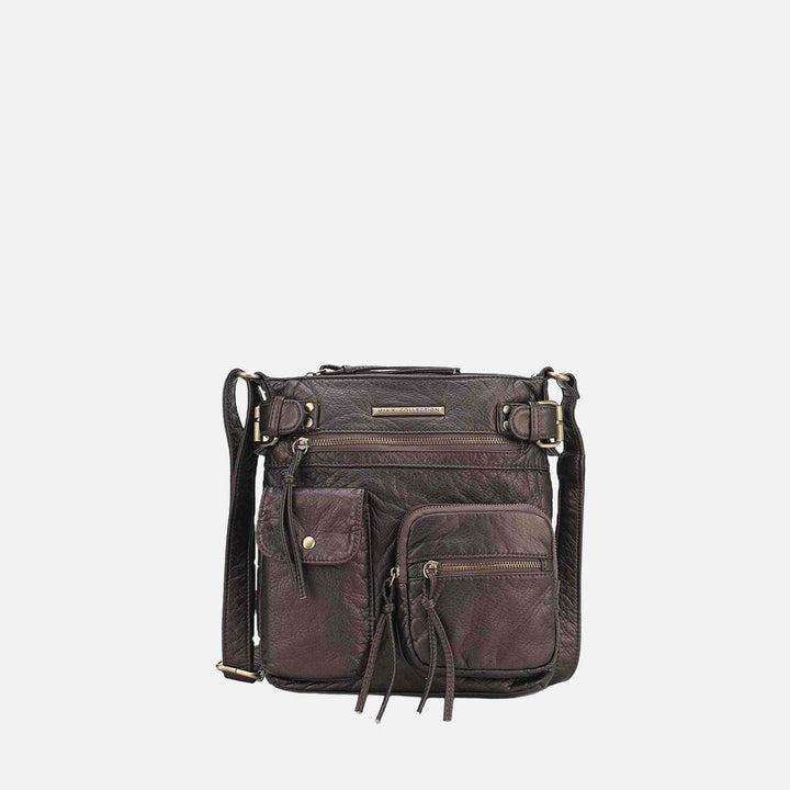 MKF Collection By Mia K Vintage Stiella Crossbody Bag