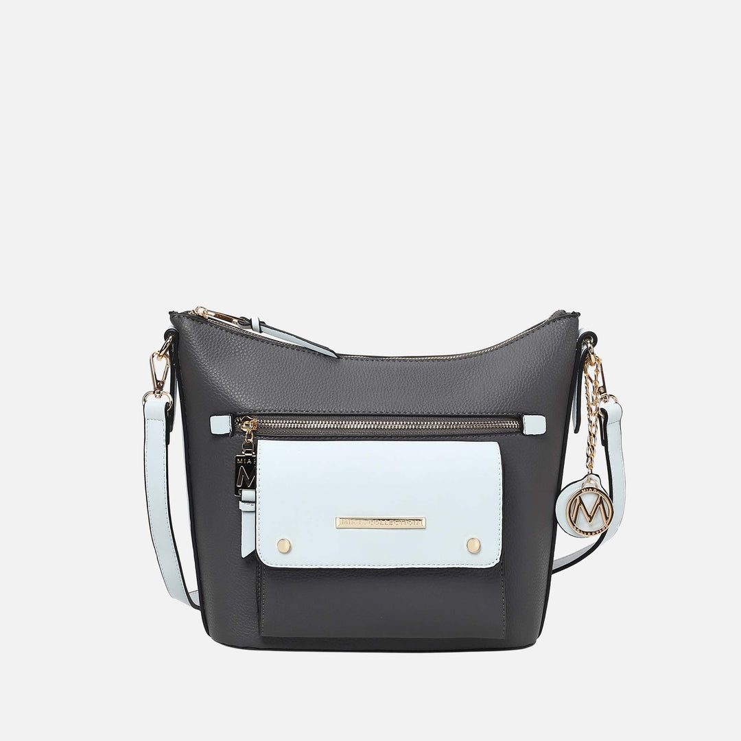 Midnight Blue MKF Collection By Mia K Serenity Color Block Shoulder Bag