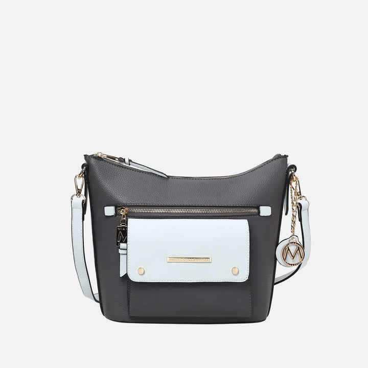 Midnight Blue MKF Collection By Mia K Serenity Color Block Shoulder Bag