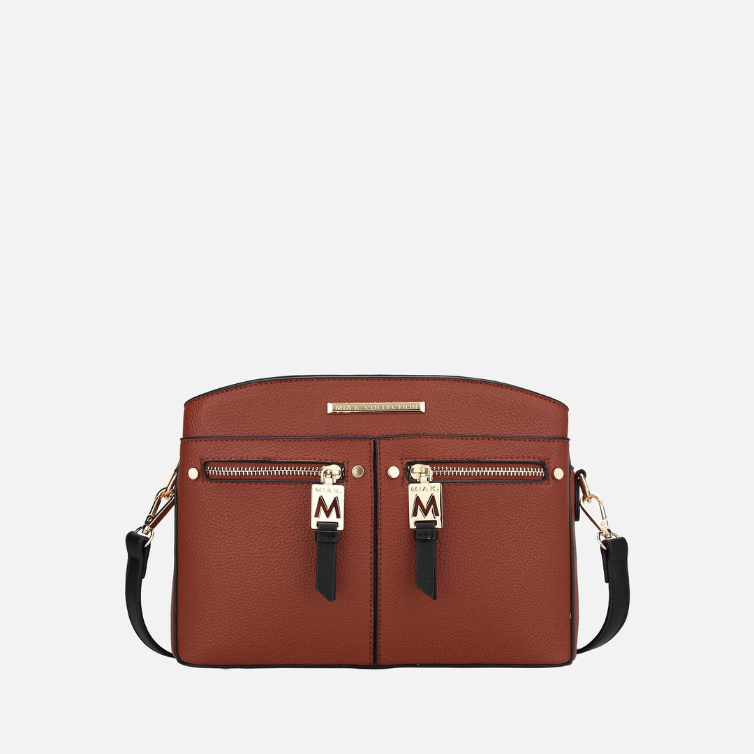 Charcoal Grey MKF Collection By Mia K Zoely Crossbody Bag