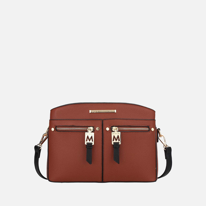 Charcoal Grey MKF Collection By Mia K Zoely Crossbody Bag