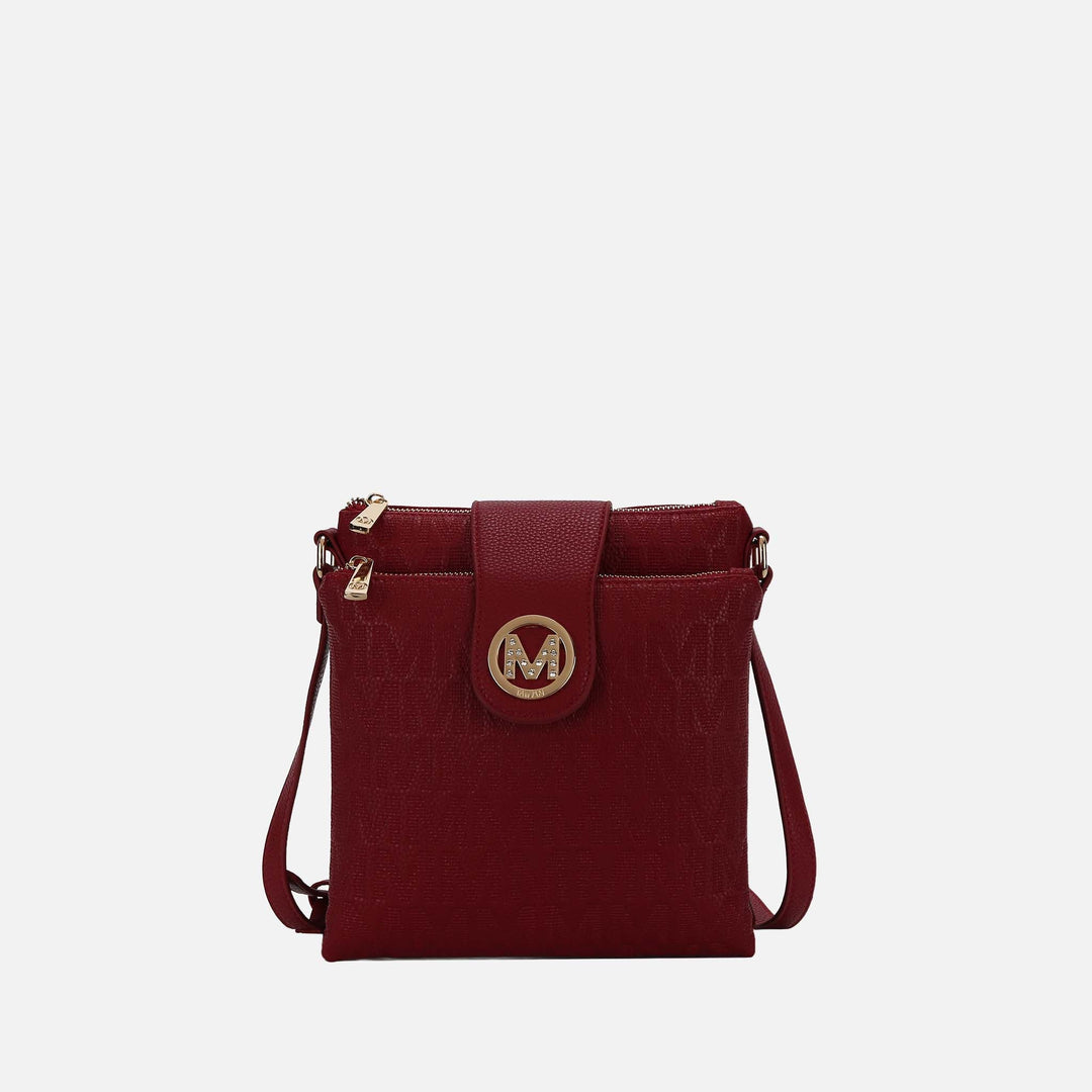 Gold MKF Collection By Mia K Marietta Signature Crossbody Bag