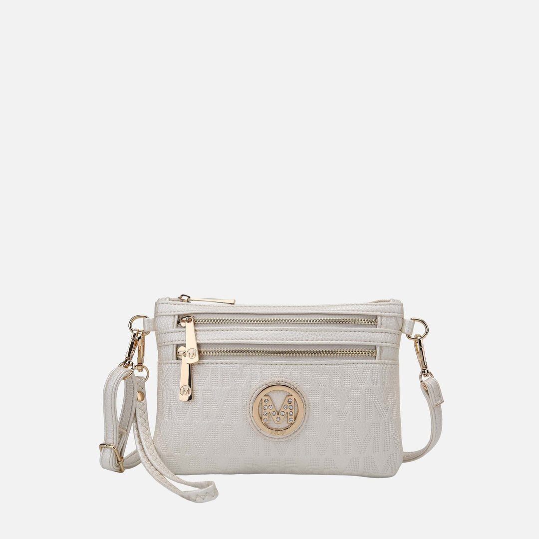 Gold MKF Collection By Mia K Roonie Signature Phone Crossbody Bag