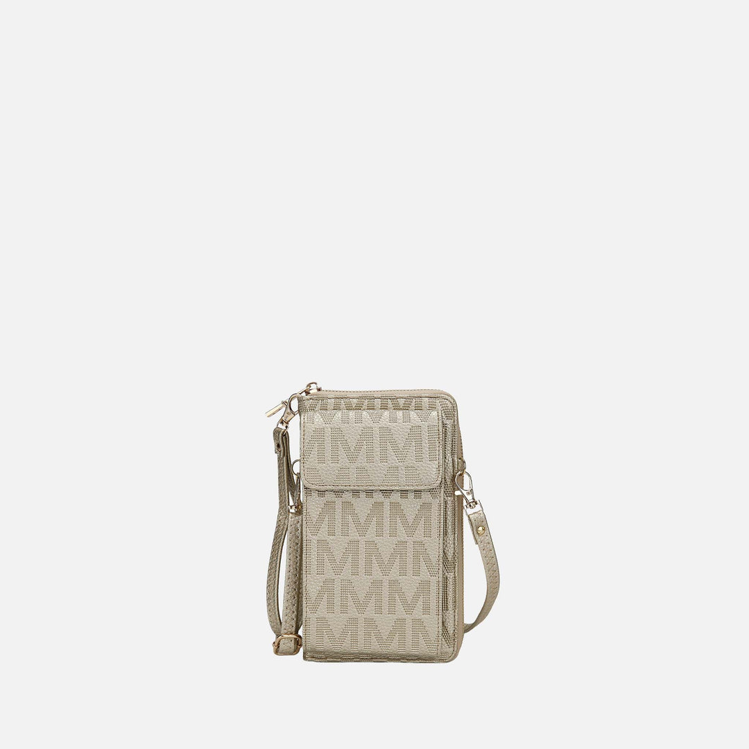 Pewter MKF Collection By Mia K Caddy Signature Phone Crossbody
