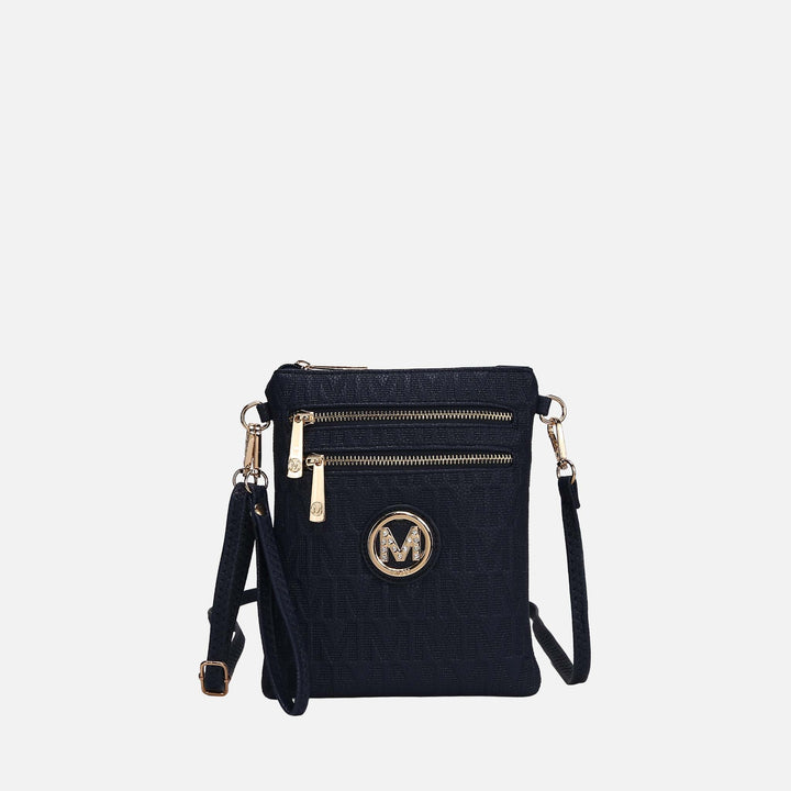 Tan MKF Collection By Mia K Andrea Signature Crossbody Bag