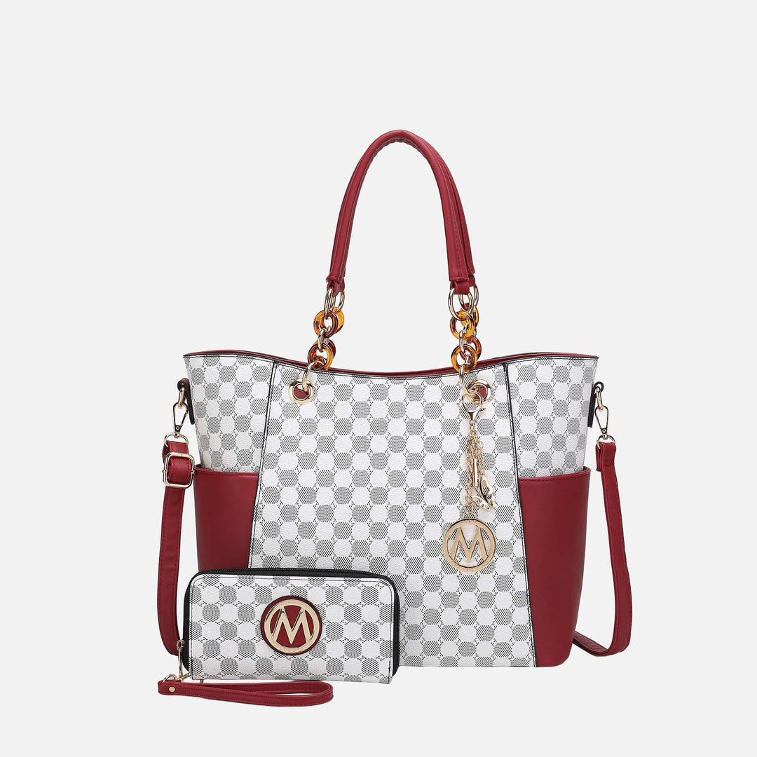 MKF Collection By Mia K Merlina Tote Bag And Wallet Set